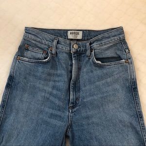 AGOLDE pinch waist kick flare jeans